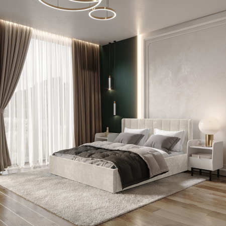 Кровать 1,6 м "Версаль" КР-18 (Миндаль)