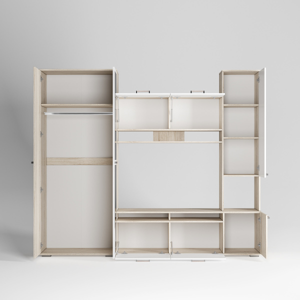 Гостиная "Лукас" (Сонома/белый)