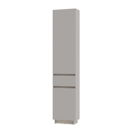 Шкаф стеллаж "Багира" ШК-16 (Дуб смоки/Кашемир)