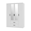 Шкаф 4-х створчатый "Фьюжн" ШК-14 (белый)