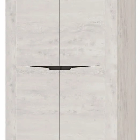 Шкаф 2-х створчатый "Леонардо" ШК-36 (Бетон пайн светлый/графит)