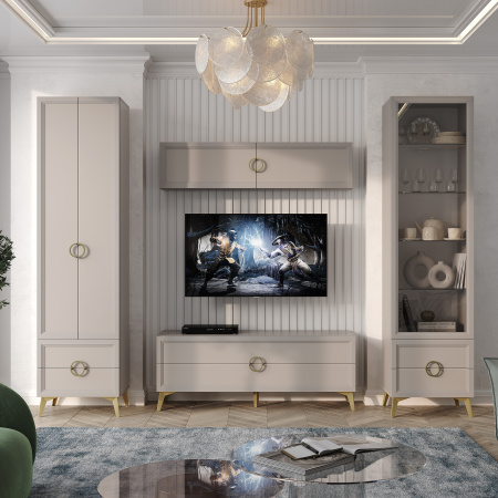 Тумба под ТВ "Эстетика" ТБ-07 (Кашемир)