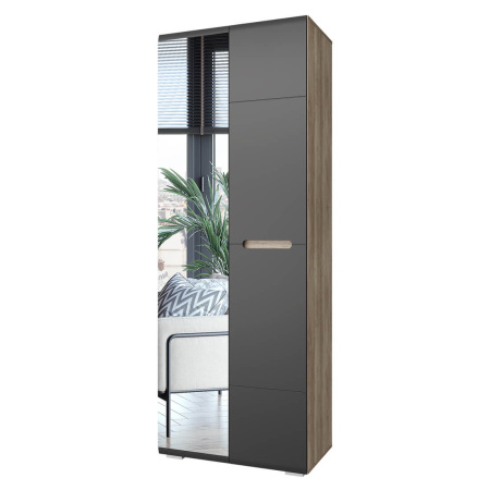 "Наоми" Шкаф для белья ШК-22 (дуб каньон/графит)