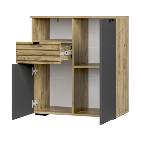 Тумба "Марсель" ТБ-02 Крафт/Графит (Крафт/Графит)