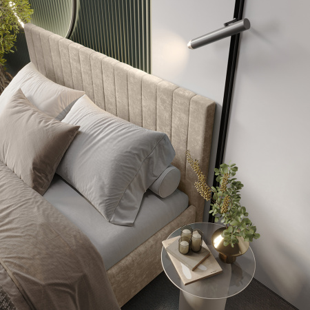 Кровать 1,6 м "Хлоя" КР-18 (Мокко)