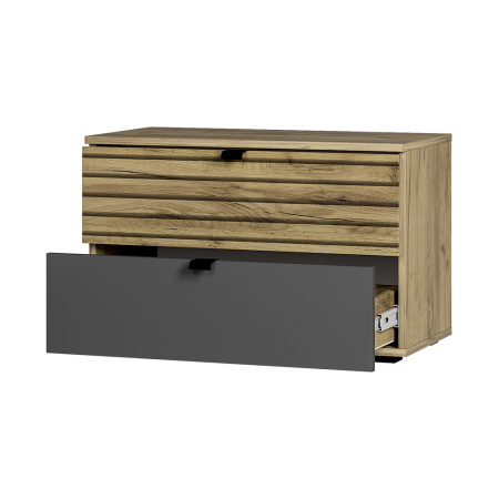 Тумба "Марсель" ТБ-07 Крафт/Графит (Крафт/Графит)