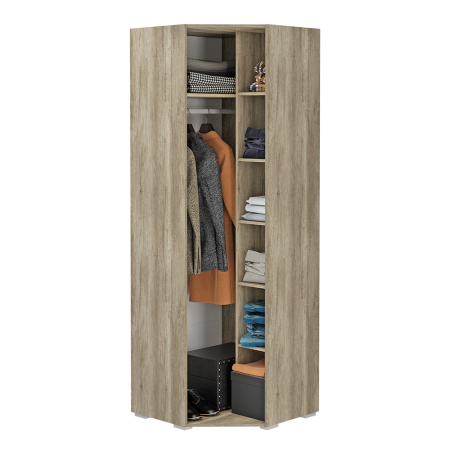 "Наоми" Шкаф угловой ШК-21 (дуб каньон/графит)