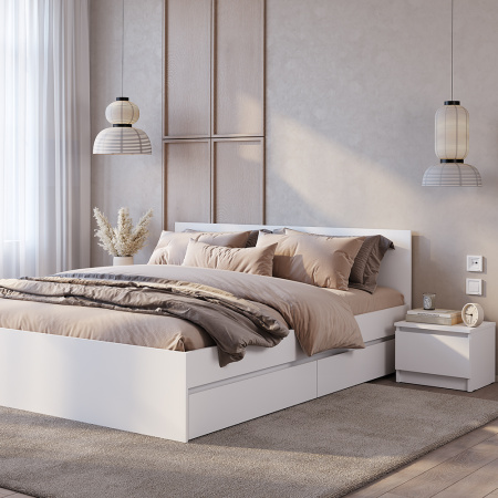 Тумба прикроватная "Симпл" ТБ-11 (Белый)