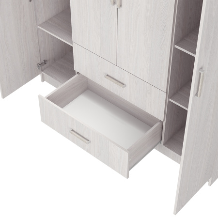 "Титан" шкаф 4-х створчатый (Ясень белый)