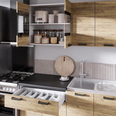 Кухня "Крафт" 1,6 м (Крафт)