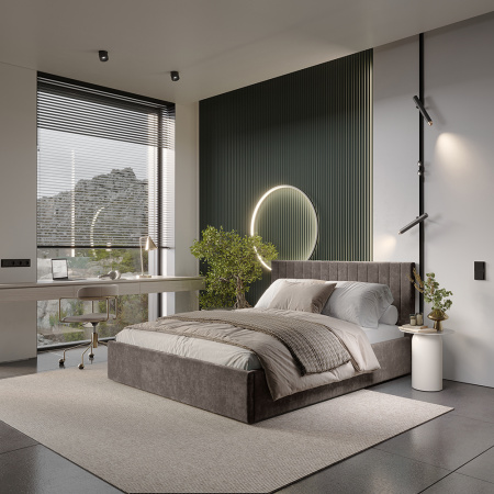 Кровать 1,6 м "Хлоя" КР-18 (Маренго)