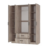 "Титан" шкаф 4-х створчатый (дуб смоки)