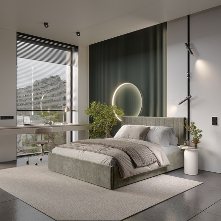 Кровать 1,6 м "Хлоя" КР-18 (Муссон)