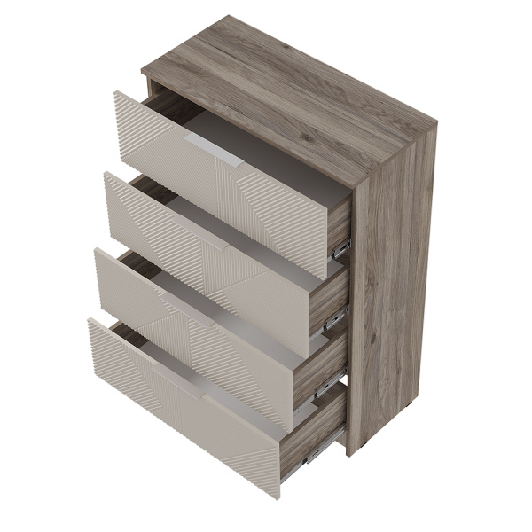 Комод "Эмилия" КМ-02 (Дуб смоки/Айриш (MF03)