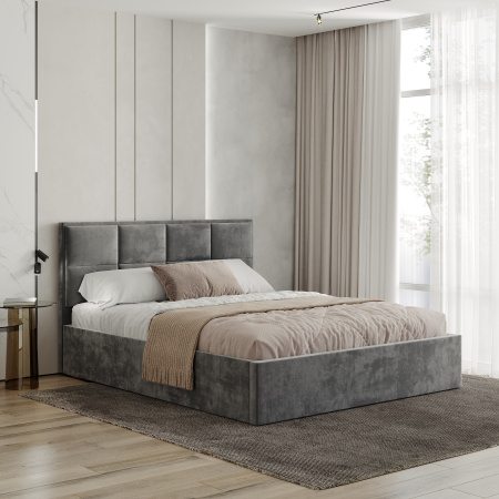 Кровать 1,6 м "Линда" КР-16 (Грифельный)