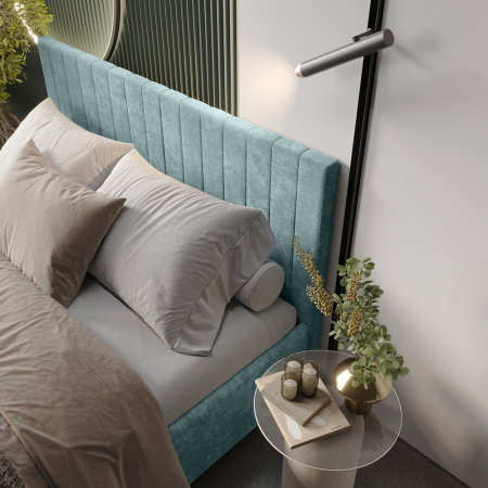 Кровать 1,6 м "Хлоя" КР-18 (Шарли Бриз)