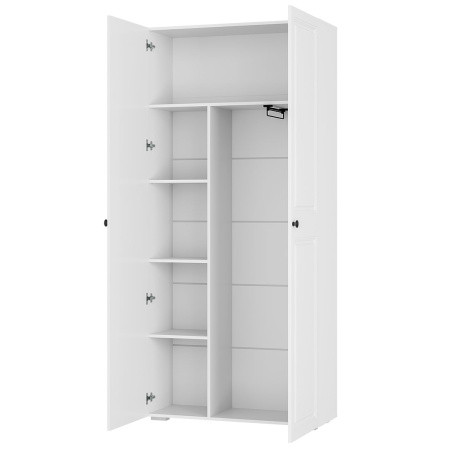 Шкаф 2-х створчатый "Софт" ШК-01 (Белый)