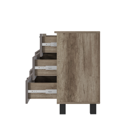 Комод "Олива" КМ-04 (Дуб каньон/MF14 Муссон)