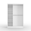 Шкаф-купе "Тайм" ШКК-03 NEW (Белый)