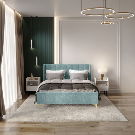 Кровать 1,6 м "Версаль" КР-18 (Шарли бриз)