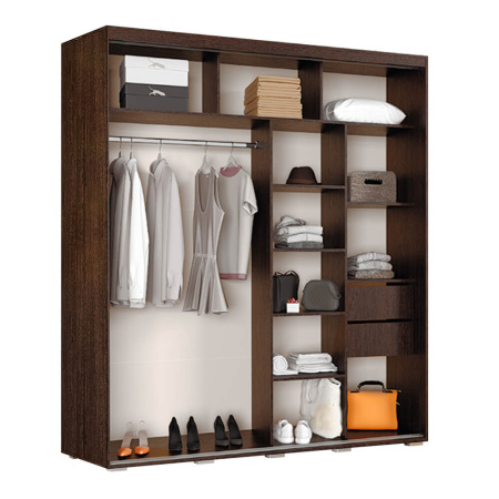 Шкаф-купе "Крафт-6" (венге)