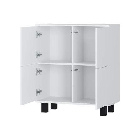 Комод "Жаклин" КМ-11 (Белый/Эмаль белая F26)