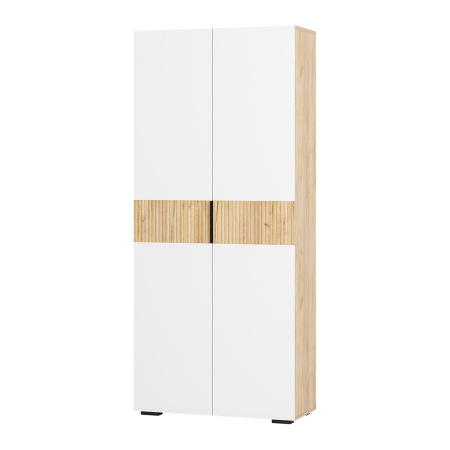 Шкаф 2-х створчатый "Сандра" ШК-04 (Крафт/Белый/Тортуга (М27))