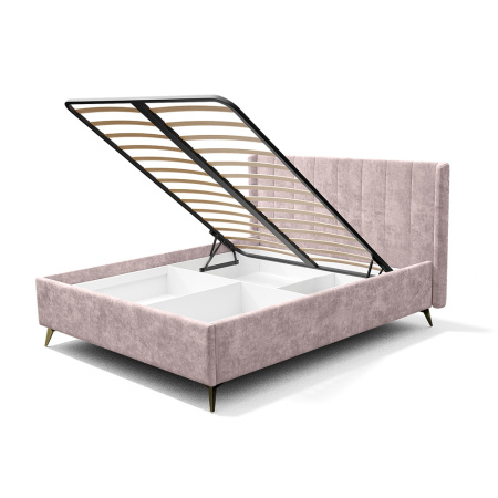 Кровать 1,6 м "Версаль" КР-18 (Шарли пинк)