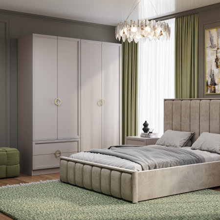 Шкаф 2-х створчатый "Эстетика" ШК-03 (Кашемир)