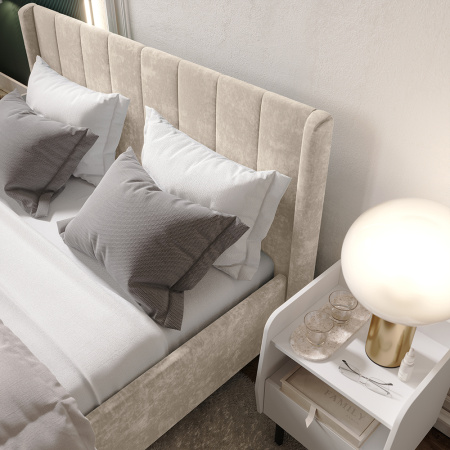 Кровать 1,6 м "Версаль" КР-18 (Мокко)