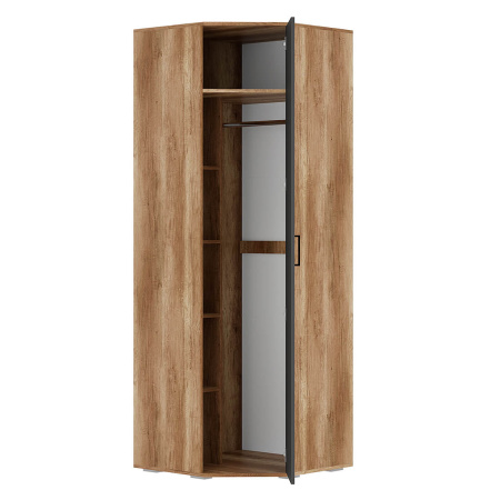 Шкаф угловой "Вегас" ШКУ-01 (дуб каньон/графит)