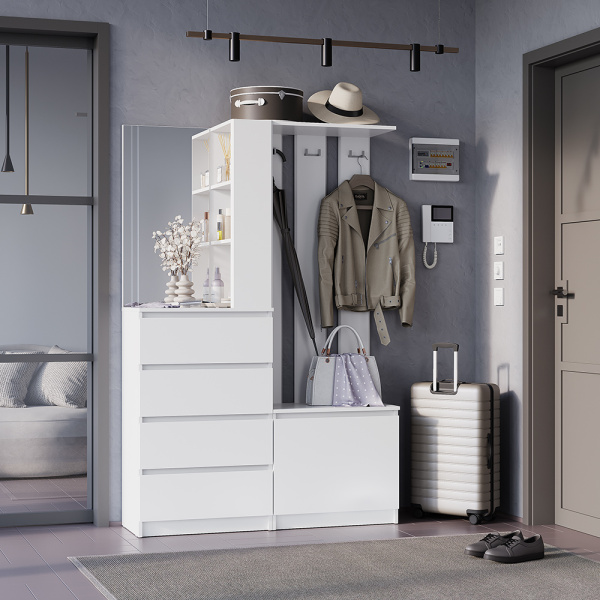 Прихожая "Симпл" ПР-04 (Белый)