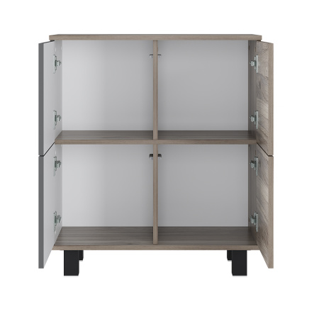 Комод "Жаклин" КМ-11 (Дуб смоки/Графит)