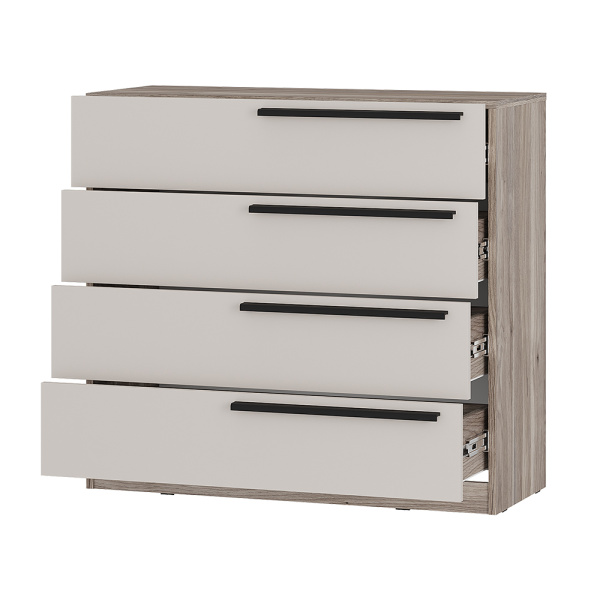 Комод "Урбан" КМ-02 (Дуб смоки/Кашемир)