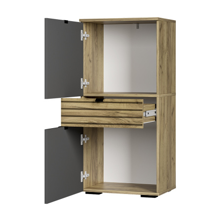 Тумба "Марсель" ТБ-10 Крафт/Графит (Крафт/Графит)