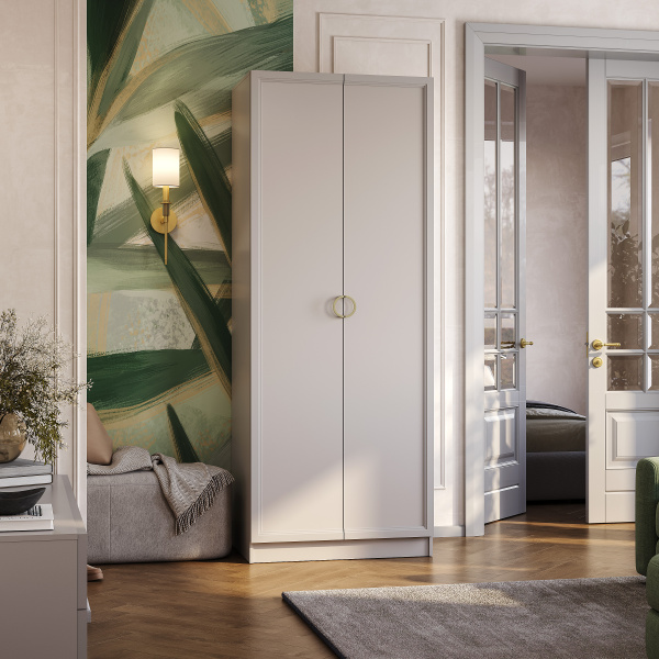 Шкаф 2-х створчатый "Эстетика" ШК-03 (Кашемир)