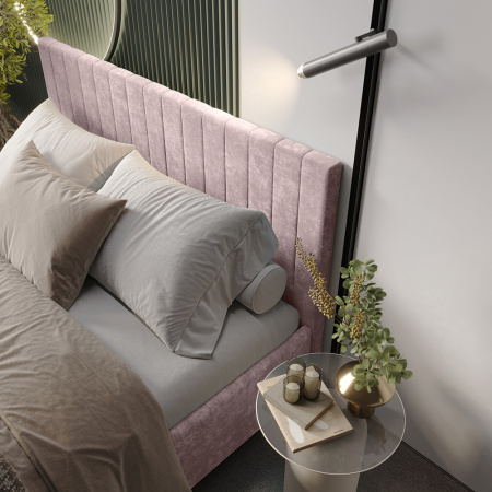 Кровать 1,6 м "Хлоя" КР-18 (Шарли Пинк)