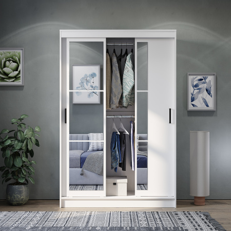 Шкаф-купе "Тайм" ШКК-03 NEW (Белый)