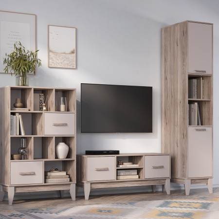 Пенал "Скандика" ПН-14 (дуб смоки/кашемир)