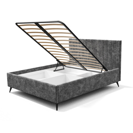 Кровать 1,6 м "Хлоя" КР-18 (Грифельный)