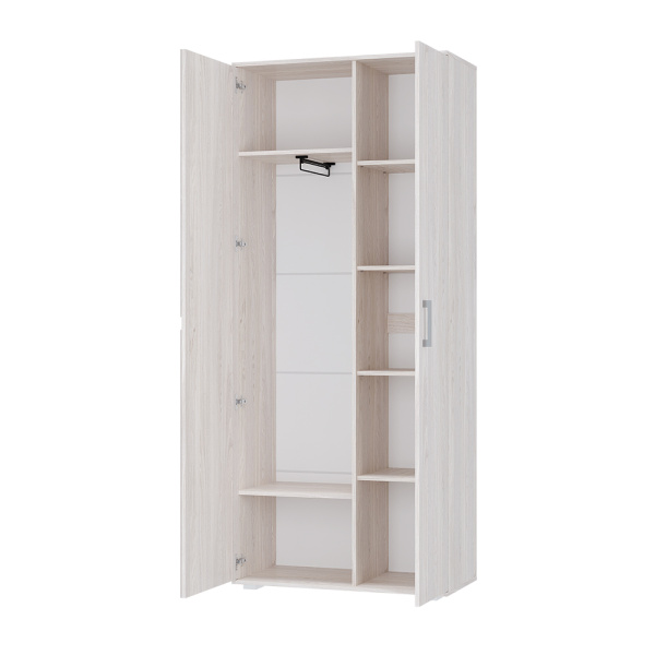 Гостиная "Флоренция" шкаф (ясень белый)