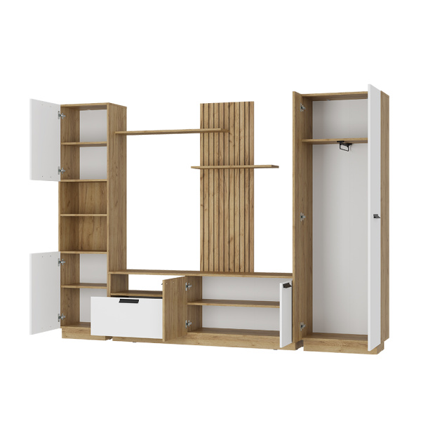 Гостиная "Мишель тип 2" ГС-01 (крафт/белый)