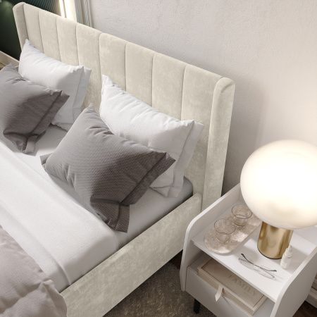 Кровать 1,6 м "Версаль" КР-18 (Миндаль)