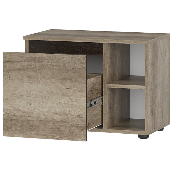 Тумба прикроватная "Энигма" ТБ-14 (дуб каньон/венге)