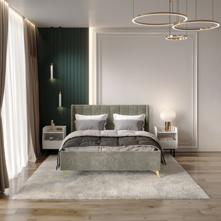 Кровать 1,6 м "Версаль" КР-18 (Муссон)