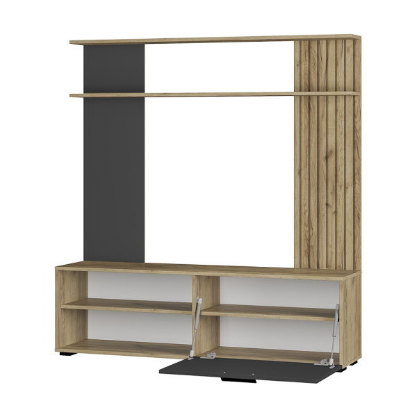 Гостиная "Мишель тип 1" ГС-05 (крафт/графит)