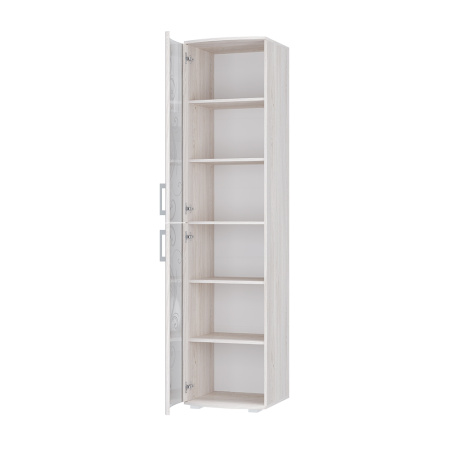 Гостиная "Флоренция" стеклопенал (ясень белый)