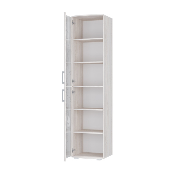 Гостиная "Флоренция" стеклопенал (ясень белый)