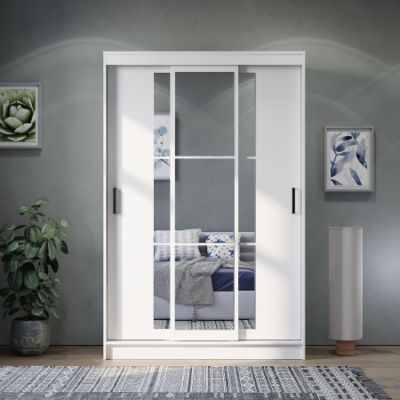 Шкаф-купе "Тайм" ШКК-03 NEW (Белый)