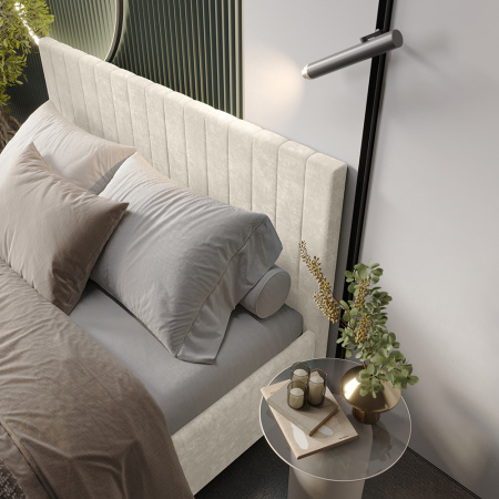 Кровать 1,6 м "Хлоя" КР-18 (Миндаль)